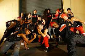 B-Boy performing windmill at corporate event